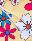 Retro Bloom VelvetTouch Deniz Şortu