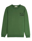 Bicycle Regular Yeşil Sweatshirt