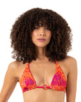 Mixed Colorful Çift Taraflı Bikini Üstü