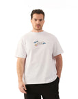 Outside Oversize Beyaz T-Shirt