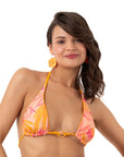 Cute Pink Çift Taraflı Bikini Üstü
