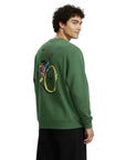 Bicycle Regular Yeşil Sweatshirt