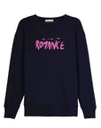 Romance Oversize Lacivert Sweatshirt