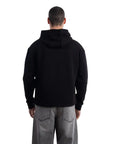 Elephant Kapüşonlu Siyah Sweatshirt