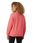 Travel Nakış Detaylı Oversize Pembe Sweatshirt