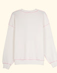 Basic Dikişli Oversize Sweatshirt