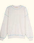 Basic Dikişli Oversize Sweatshirt