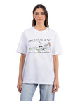 Friend Oversize Beyaz T-Shirt
