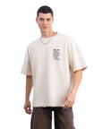 Light Oversize Ekru T-Shirt
