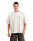 Strong Oversize Ekru T-Shirt