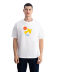 Yellow Bird Oversize Ekru T-Shirt