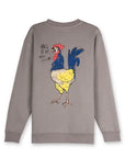 Rooster Emprime Regular Gri Sweatshirt
