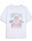 Island Life Oversize Beyaz T-Shirt