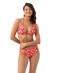 Purple Lily Çift Taraflı Bikini Takım