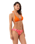 Purple Lily Çift Taraflı Bikini Altı