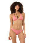 Retro Pink Çift Taraflı Bikini Altı