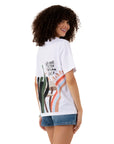 No One Oversize Beyaz T-Shirt