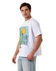 Solar Power Oversize Beyaz T-Shirt
