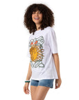 Sun Oversize Beyaz T-Shirt