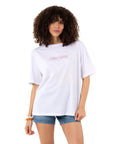 Los Angeles Oversize Beyaz T-Shirt