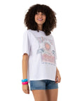 Island Life Oversize Beyaz T-Shirt