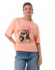 Coffee Crop Oversize Somon T-Shirt