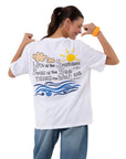 Emerson Oversize Beyaz T-Shirt