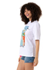 Live Oversize Beyaz T-Shirt