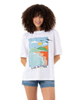 Live Oversize Beyaz T-Shirt