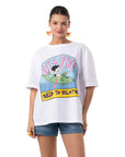 Breathe Oversize Beyaz T-Shirt