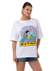 Breathe Oversize Beyaz T-Shirt
