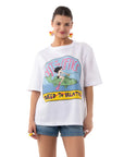 Breathe Oversize Beyaz T-Shirt
