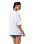 Girls Club Oversize Beyaz T-Shirt