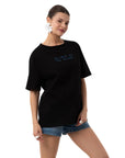 Ocean Oversize Siyah T-Shirt