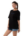 Ocean Oversize Siyah T-Shirt