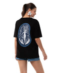 Ocean Oversize Siyah T-Shirt