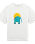 Elephant Oversize Ekru T-Shirt