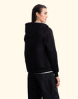 Flok Kapüşonlu Sweatshirt
