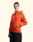 Flok Kapüşonlu Sweatshirt