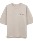 Strong Oversize Ekru T-Shirt