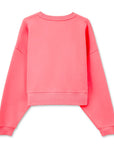Strong Crop Oversize Nakış Detaylı Sweatshirt
