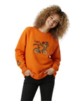 Balance Nakış Detaylı Oversize Turuncu Sweatshirt