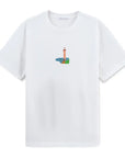Lekeler Serisi Light House Regular Beyaz T-Shirt