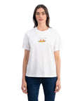 Lekeler Serisi Love Tray Regular Ekru T-Shirt