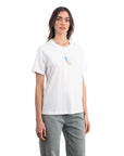 Lekeler Serisi Hophop Regular Ekru T-Shirt