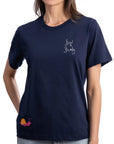 Snail Regular Lacivert T-Shirt