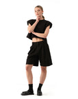Studio Basic Oversize Crop T-Shirt