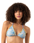 Tropical Leaves Bikini Üstü
