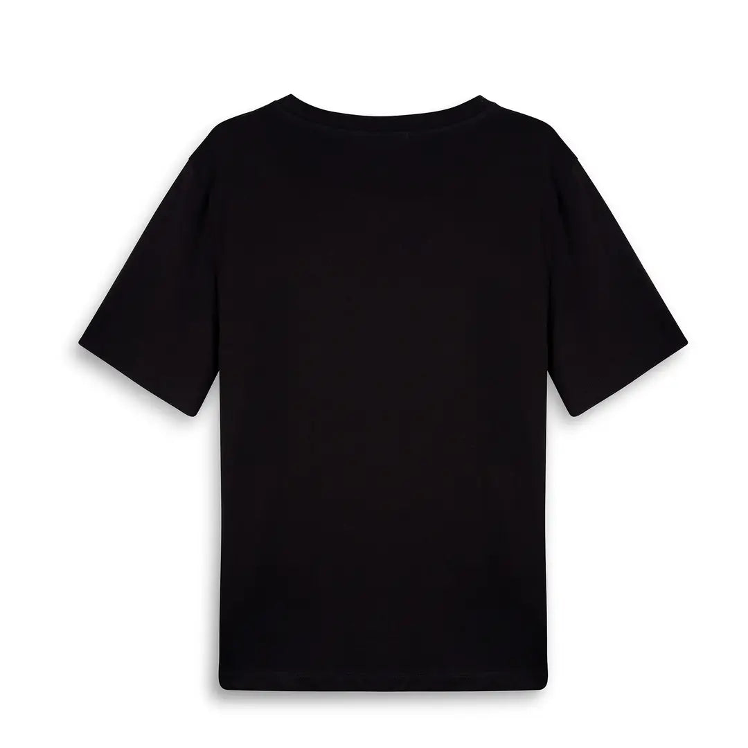 Beach Oversize Siyah T-Shirt