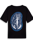 Ocean Oversize Siyah T-Shirt